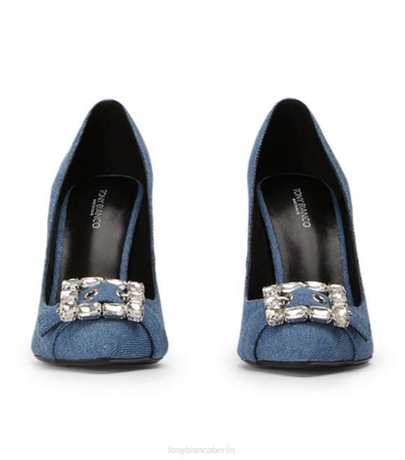 Bling Heels| de Tony Bianco Frauen Abtei-Heels gewaschener Denim 4624296